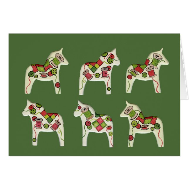 インサイド空白のキルティングカード (正面横)