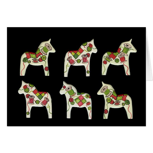 インサイド空白の裁縫カード (正面横)