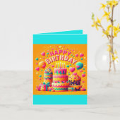 インサイド空白の誕生日カード カード (黄色い花)