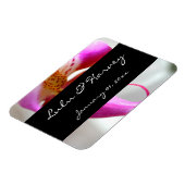 『インサイド・ア・ホワイト・オーキッド・パー結婚ソナル』 マグネット (左側)