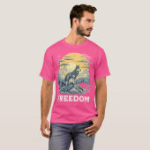 インザアメリカキャンピングハイキング Tシャツ (正面フル)