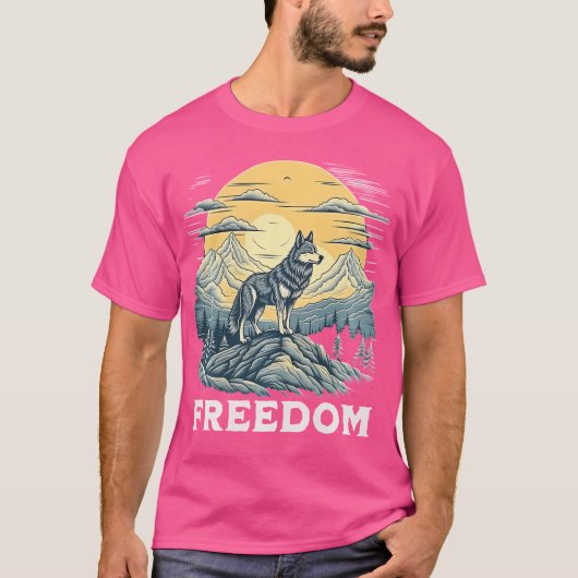 インザアメリカキャンピングハイキング Tシャツ (正面)