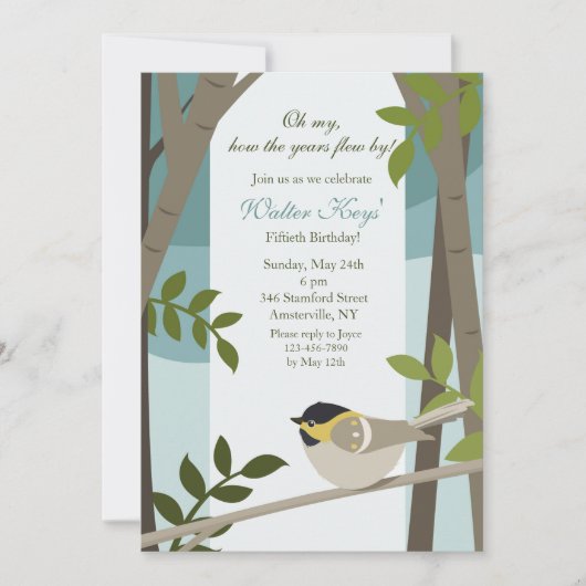 インザウッズ招待状 招待状 (正面)