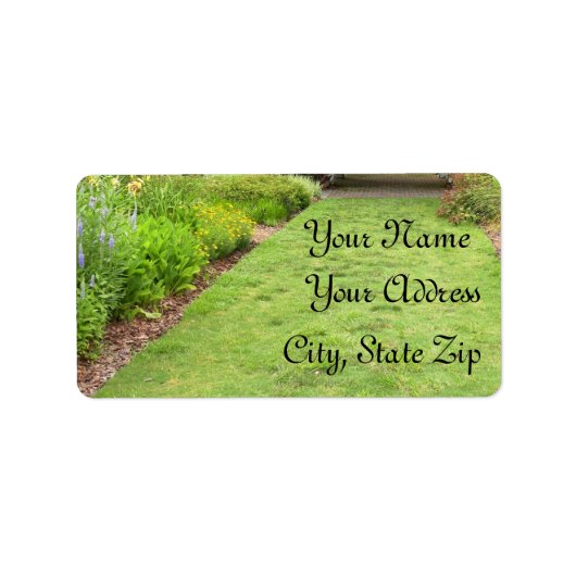 インザガーデンテーマ ラベル (正面)