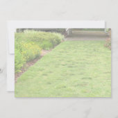 インザガーデンテーマ 招待状 (裏面)