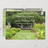 インザガーデンテーマ 招待状 (正面/裏面)