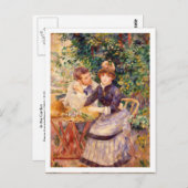 インザガーデンピエール – オーギュストルノアール ポストカード (正面/裏面)