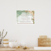 ~インザガーデン慰め賛美歌ガーデンアンティークバラ ポスター (キッチン)