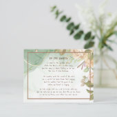 ～インザガーデン慰め賛美歌ガーデンアンティークバラ ポストカード (スタンド正面)