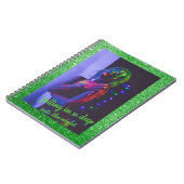 インザナイト（緑の背景）買い物袋 遊 ノートブック (左側)