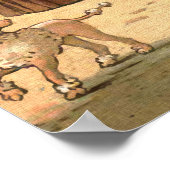 インザパークヴィンテージイラストレーション ポスター (角)