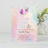 インザブリーズエラミュージックレトロパステルブライダルシャワー 招待状 (スタンド正面)