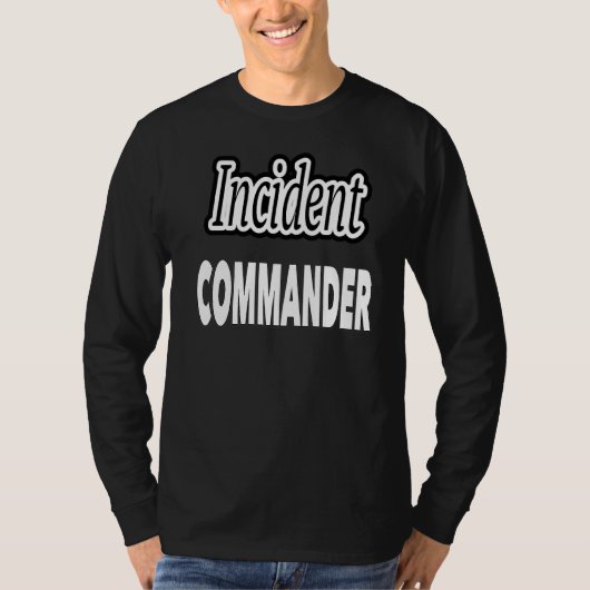 インシデント司令官 Tシャツ (正面)