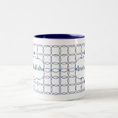 インシャラー、イスラム教アラビアギフトマグ ツートーンマグカップ (中央)