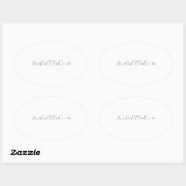 インシャラーx無限大 楕円形シール (シート)