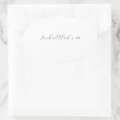 インシャラーx無限大 楕円形シール (バッグ)