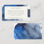 インジエレガントゴ抽象芸術ウォーター結婚カラー詳細 エンクロージャーカード (正面/裏面)