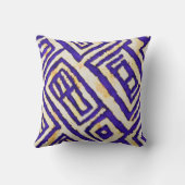 インジゴイカットの水色 クッション (裏面)