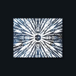 インジゴインクラジアルモチーフ キャンバスプリント<br><div class="desc">インディゴインクモチーフIは6月までにErica Vess.藍色と様々な幾何学形状から作成された放射状デザイン。</div>