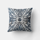 インジゴインクラジアルモチーフ クッション (裏面)
