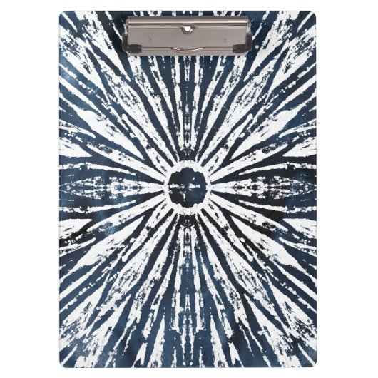 インジゴインクラジアルモチーフ クリップボード (正面)
