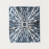 インジゴインクラジアルモチーフ タペストリー (正面)