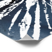 インジゴインクラジアルモチーフ ポスター (角)