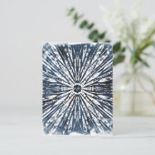 インジゴインクラジアルモチーフ ポストカード (スタンド正面)