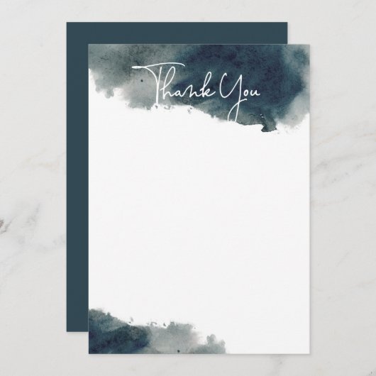 インジゴインク洗浄サンキューカード サンキューカード (正面/裏面)
