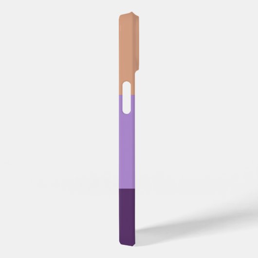 インジゴエレガントコロブロックモノグラムイニシャル文字 Case-Mate iPhoneケース (裏面 / 右)