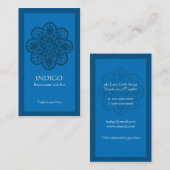 インジゴオーナメント名刺 名刺 (正面/裏面)