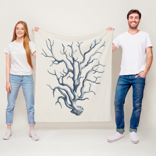 インジゴサンゴ フリースブランケット (インサイチュ)