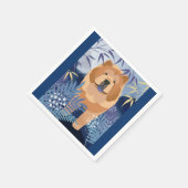 インジゴスムースチョウ紙ナプキン スタンダードカクテルナプキン (角)