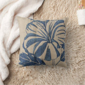インジゴハイビスカス クッション (ブランケット)