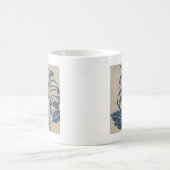 インジゴハイビスカス コーヒーマグカップ (中央)