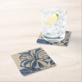 インジゴハイビスカス スクエアペーパーコースター (インサイチュ)
