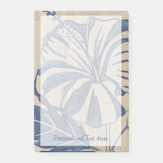 インジゴハイビスカス ポストイット (正面)