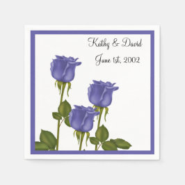 インジゴバラ結婚(s) スタンダードカクテルナプキン