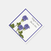 インジゴバラ結婚(s) スタンダードカクテルナプキン (角)