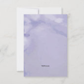 インジゴフローラ悔やみや弔慰サンキューカード サンキューカード (裏面)