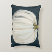 インジゴモノグラムのとホワイト秋カボチャ アクセントクッション (裏面(縦))