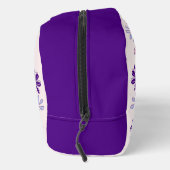 インジゴモノグラムのピンクの花ドードルパターン ドップキット (右)