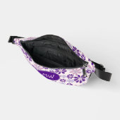 インジゴモノグラムのピンクフラワーバタフライドードル ファニーパック (見開き)