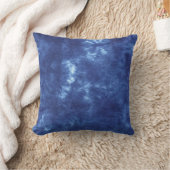 インジゴ日本の染料ブルー クッション (ブランケット)