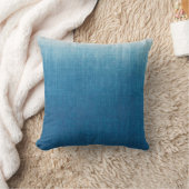 インジゴ日本の染青色グラデーション装飾用クッション クッション (ブランケット)