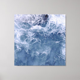 インジゴ海起泡海水 キャンバスプリント