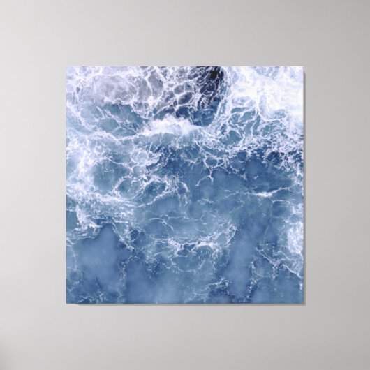 インジゴ海起泡海水 キャンバスプリント (正面)