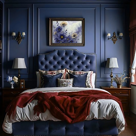 インジゴ王室のミッドナビクトリアンー開花デコページ 薄葉紙