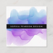 インジモダンゴウォーターカラーブロ |ソーシャルメディア スクエア名刺 (正面)