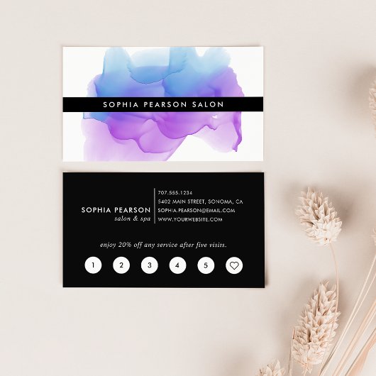 インジモダンゴウォーターカラーブロ ロイヤリティカード